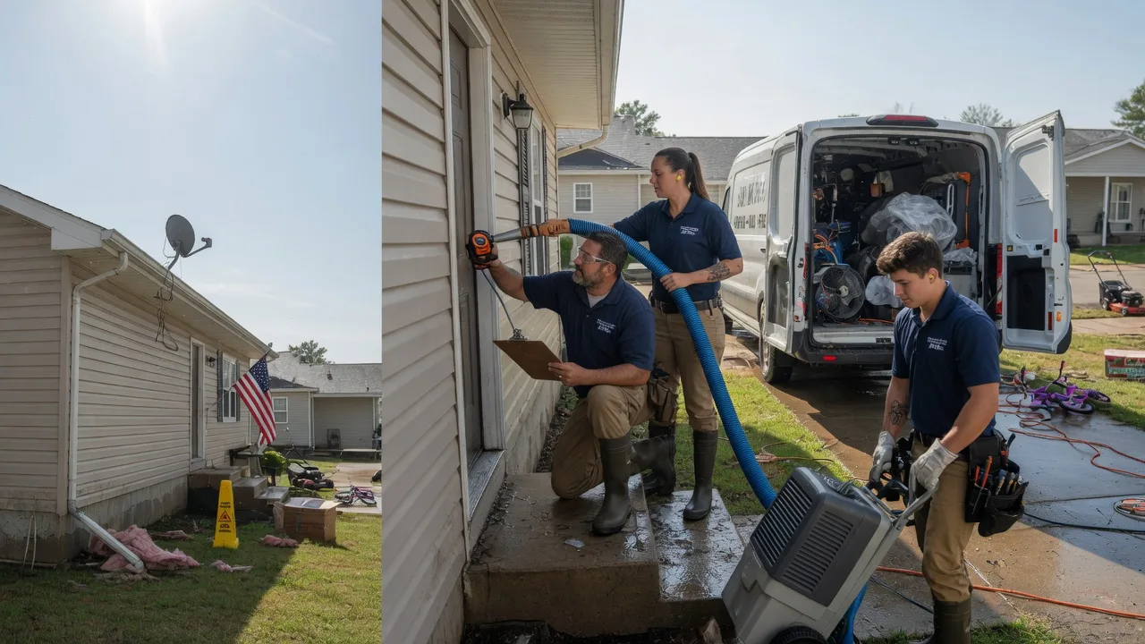 Ceiling Water Damage Restoration in Neville, OH near me